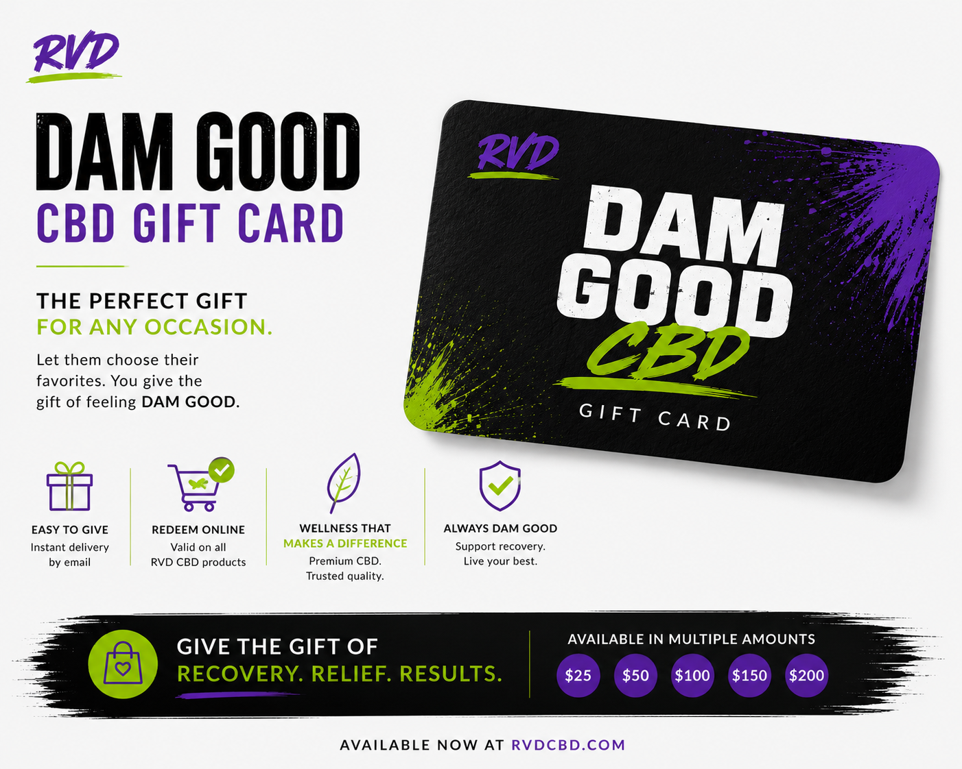 RVD DAM GOOD GIFT CARD