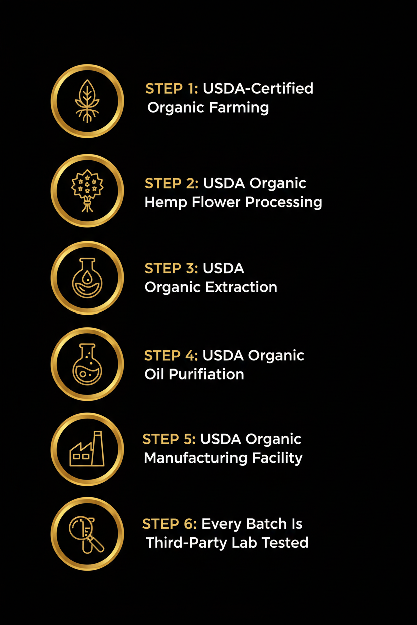 DAM GOOD CBD 6-Step Process - No Duplicates